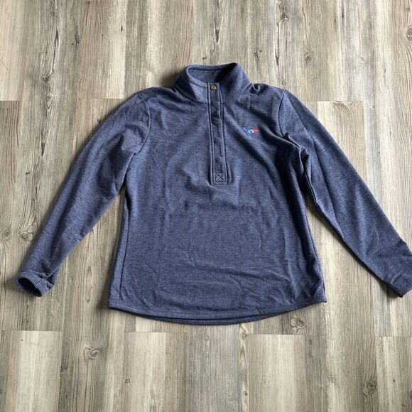 USA Fairway & Greene Golf 1/4 Zip Stretch Pullover Women's Navy Blue Size large - Picture 7 of 10